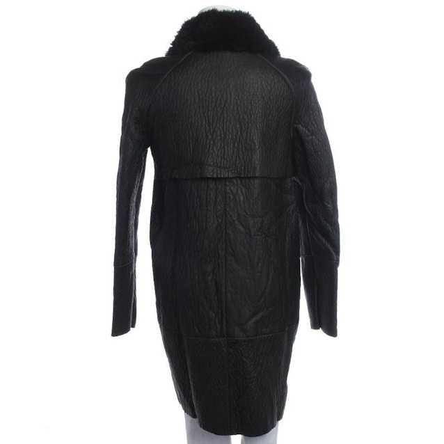 Leather Coat S Black | Vite EnVogue