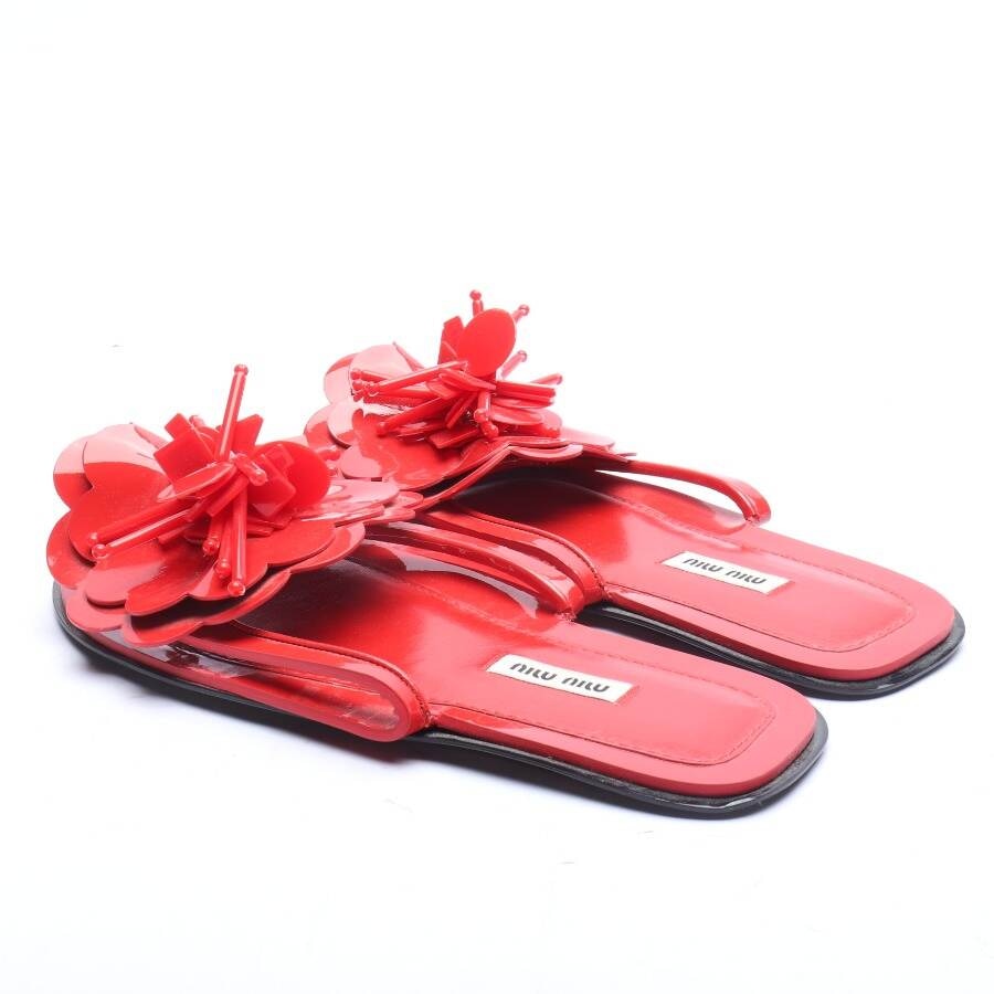 Image 2 of Sandals EUR 38.5 Red in color Red | Vite EnVogue