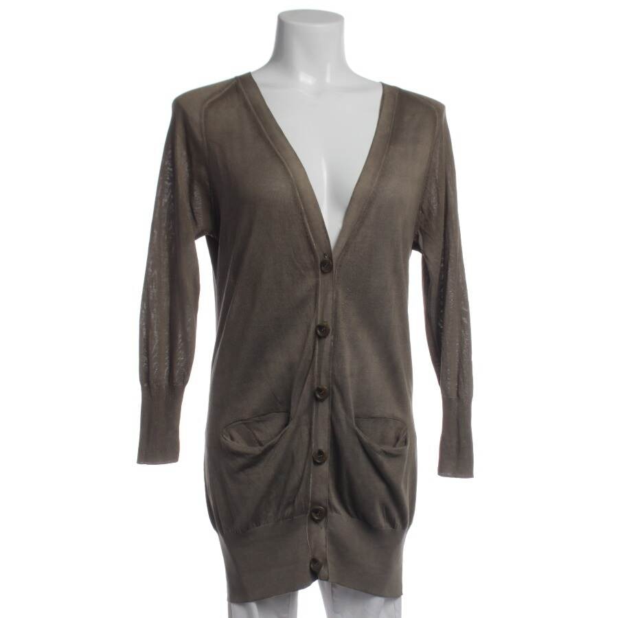 Image 1 of Silk Cardigan 34 Gray in color Gray | Vite EnVogue