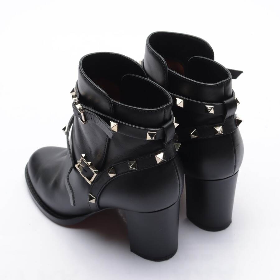 Image 2 of Rockstud Biker Boots EUR 36.5 Black in color Black | Vite EnVogue