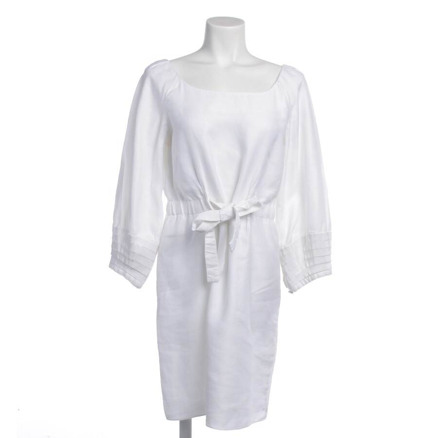 Image 1 of Linen Dress 38 White in color White | Vite EnVogue