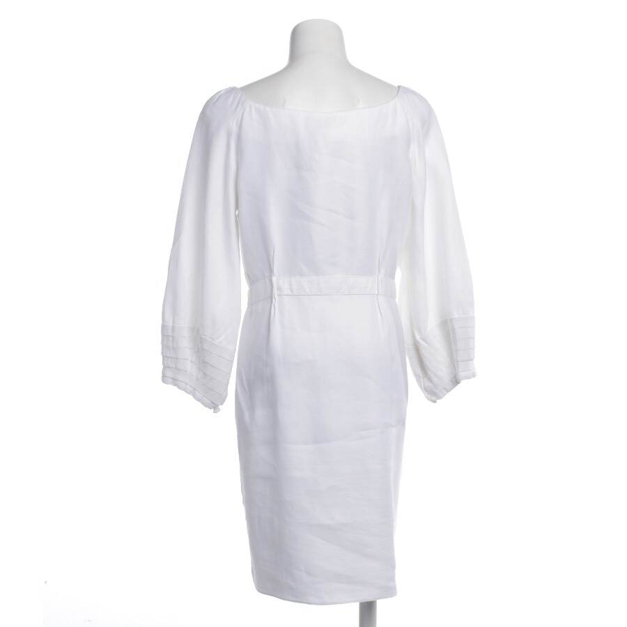 Image 2 of Linen Dress 38 White in color White | Vite EnVogue