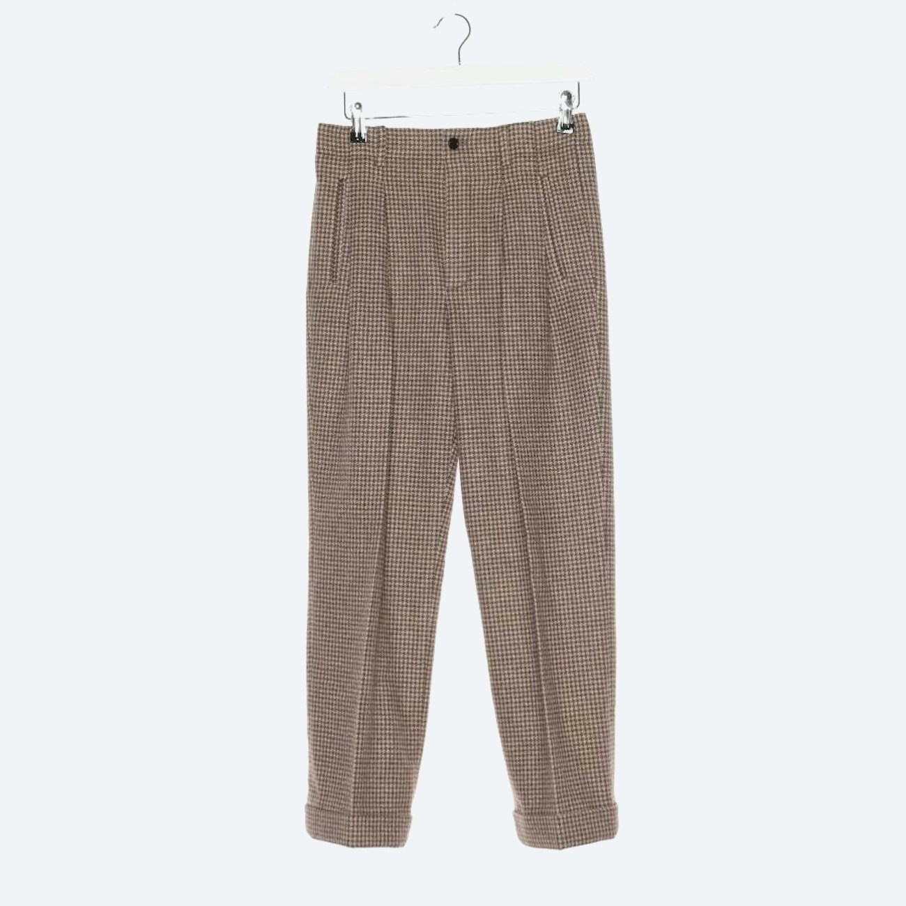 Image 1 of Wool Pants 34 Brown in color Brown | Vite EnVogue
