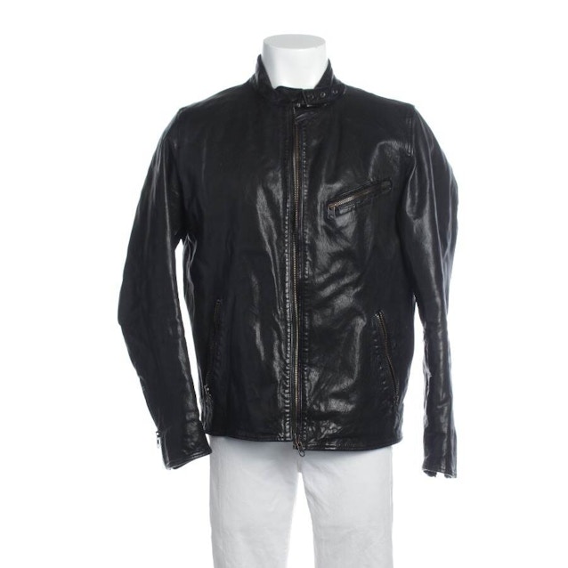 Image 1 of Leather Jacket 50 Black | Vite EnVogue