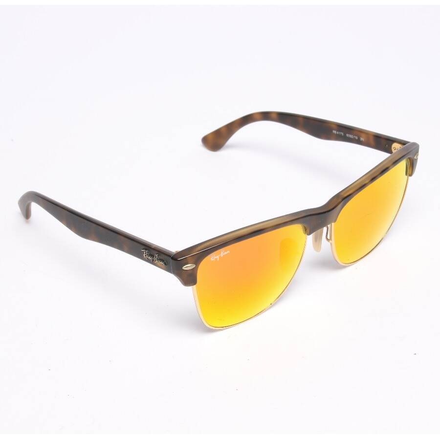 Image 1 of Wayfarer  RB4175 Sunglasses Brown in color Brown | Vite EnVogue