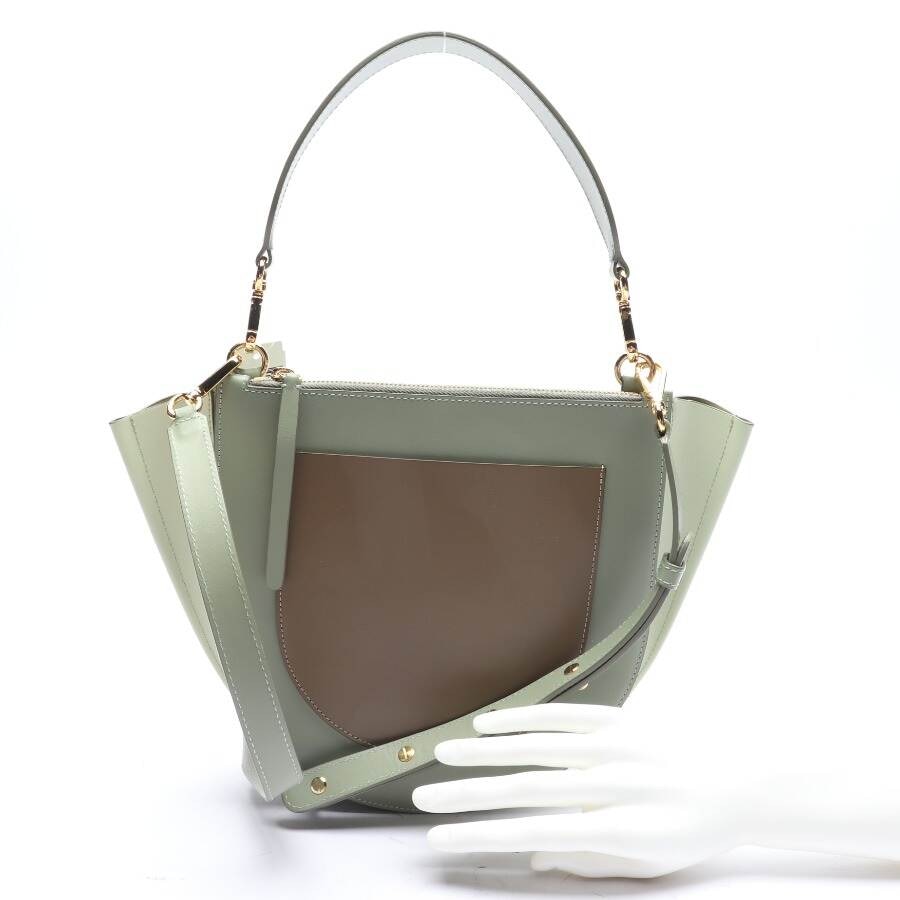 Image 2 of Hortensia Medium Shoulder Bag Light Green in color Green | Vite EnVogue