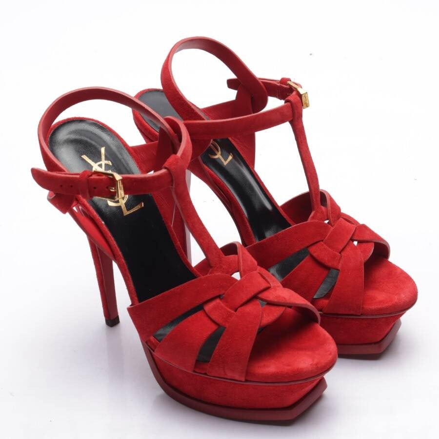 Image 1 of Tribute Heeled Sandals EUR 36 Red in color Red | Vite EnVogue