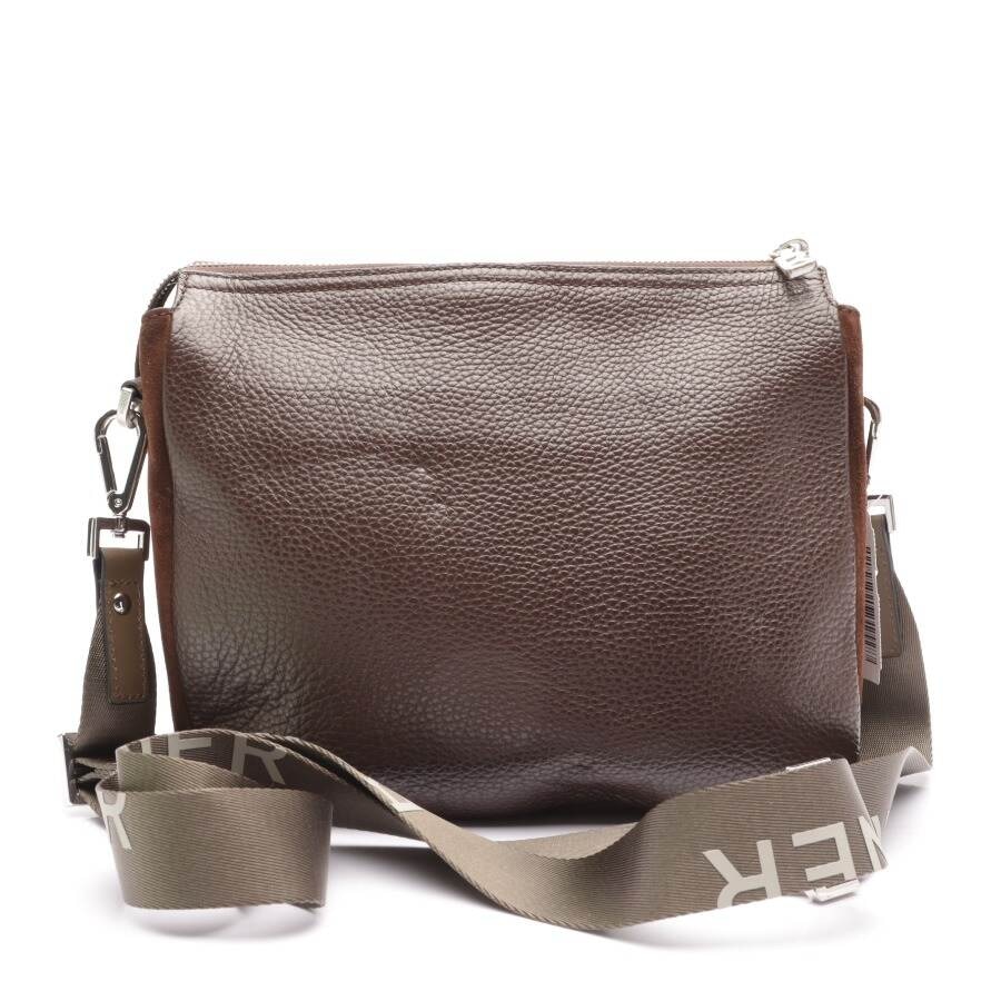 Image 2 of Crossbody Bag Dark Brown in color Brown | Vite EnVogue