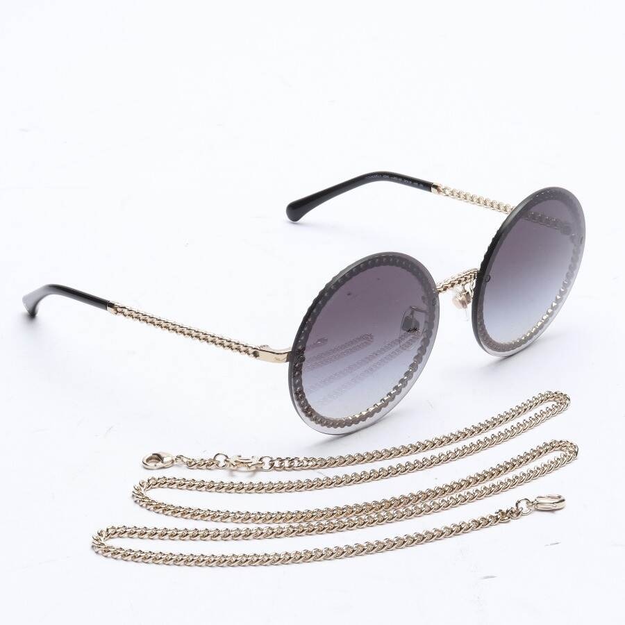 Image 1 of 4245 Sunglasses Gold in color Metallic | Vite EnVogue