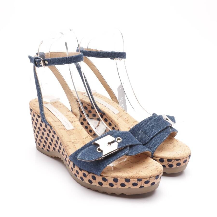 Image 1 of Wedges EUR38 Blue in color Blue | Vite EnVogue