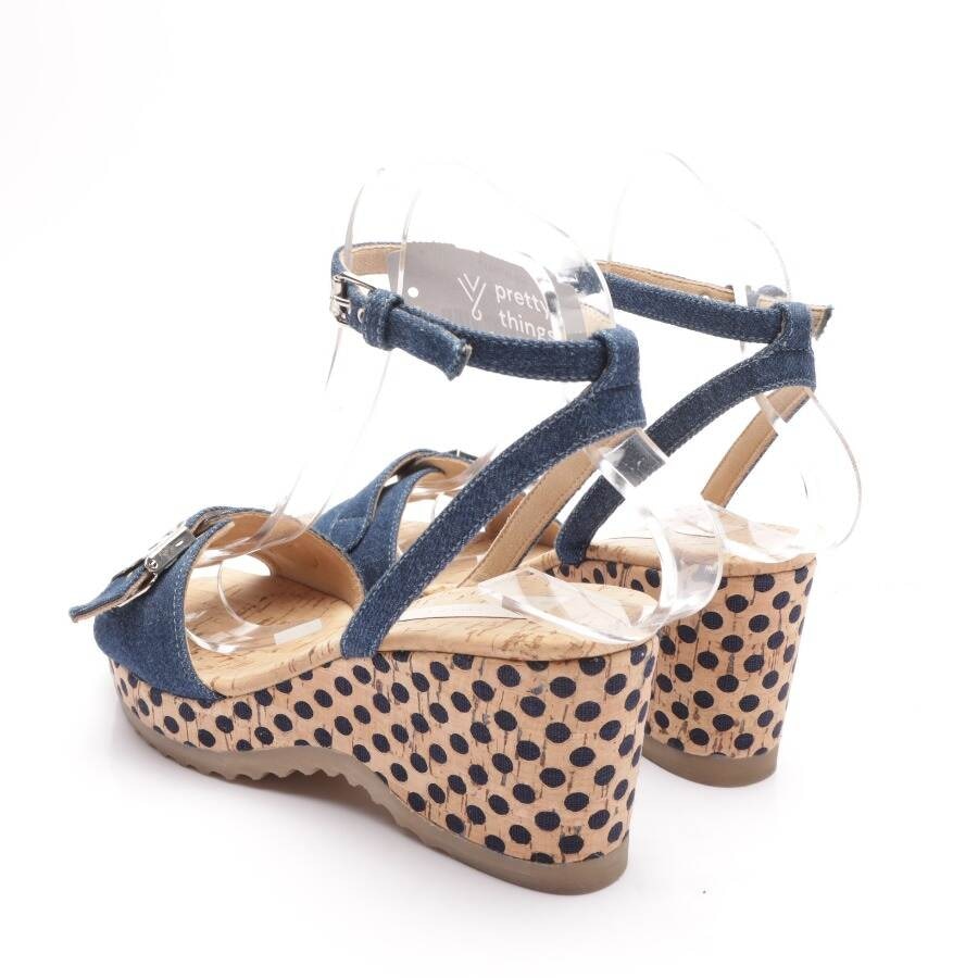 Image 2 of Wedges EUR38 Blue in color Blue | Vite EnVogue