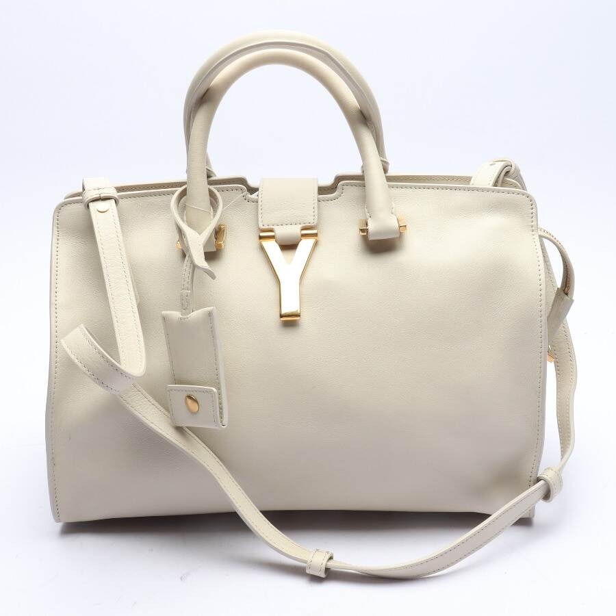 Image 1 of Cabas Chic New Shoulder Bag Beige in color White | Vite EnVogue