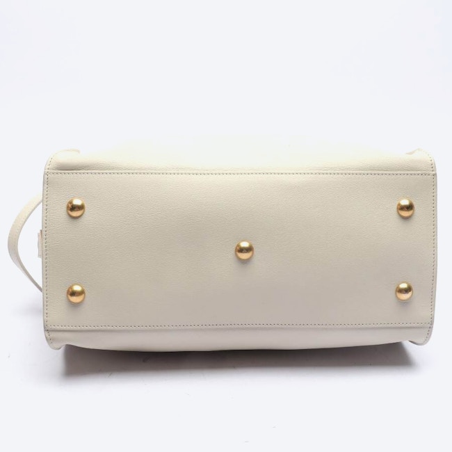 Image 3 of Cabas Chic New Shoulder Bag Beige in color White | Vite EnVogue