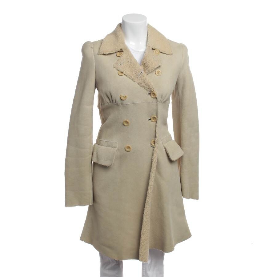 Image 1 of Sheepskin Coat 36 Beige in color White | Vite EnVogue