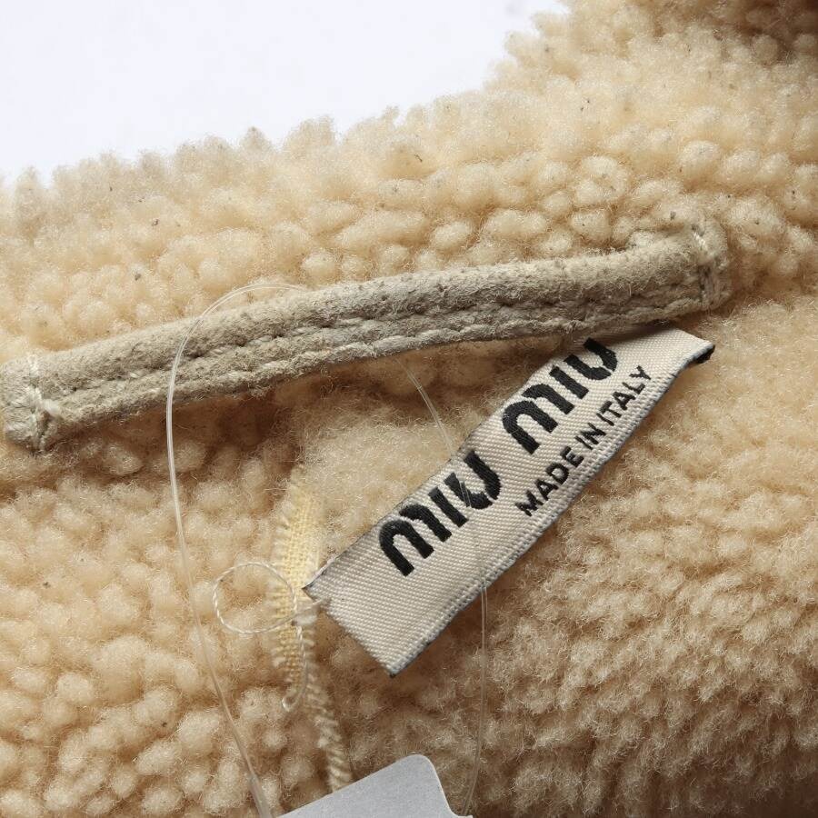 Image 4 of Sheepskin Coat 36 Beige in color White | Vite EnVogue