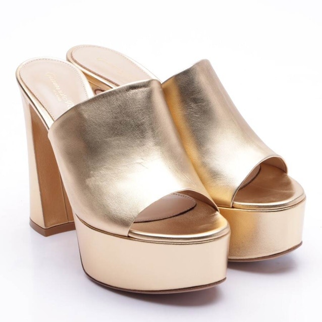 Image 1 of Heeled Sandals EUR38 Gold | Vite EnVogue