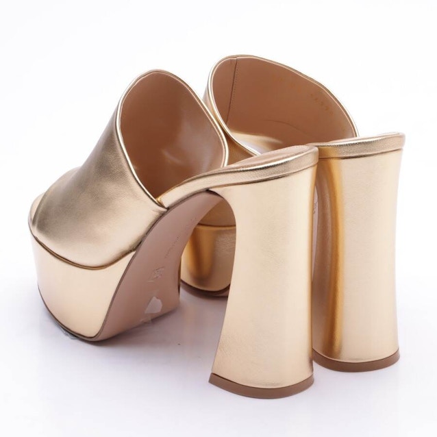 Heeled Sandals EUR38 Gold | Vite EnVogue