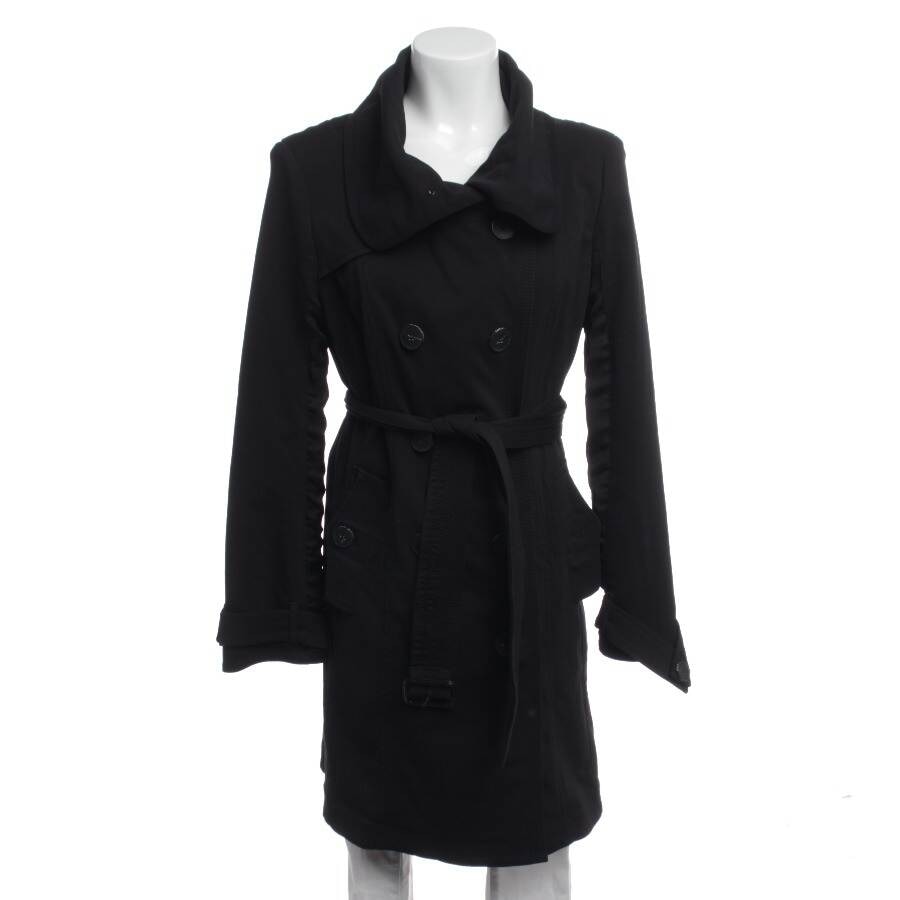 Image 1 of Between-seasons Coat 40 Black in color Black | Vite EnVogue