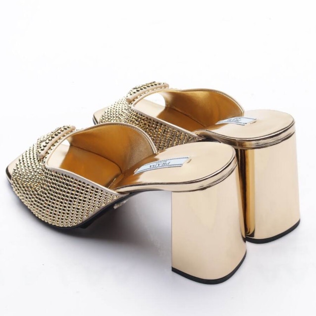 Heeled Sandals EUR38 Gold | Vite EnVogue