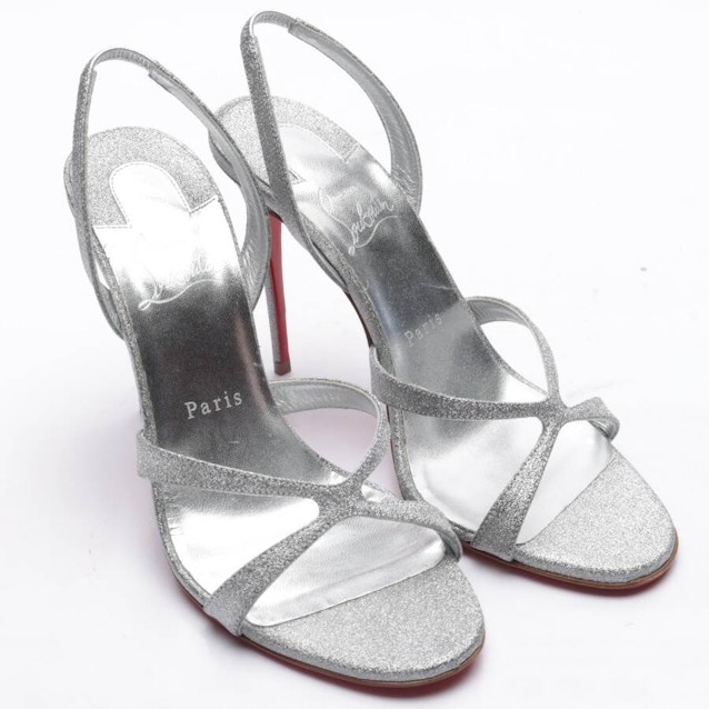 Image 1 of Heeled Sandals EUR38 Silver | Vite EnVogue