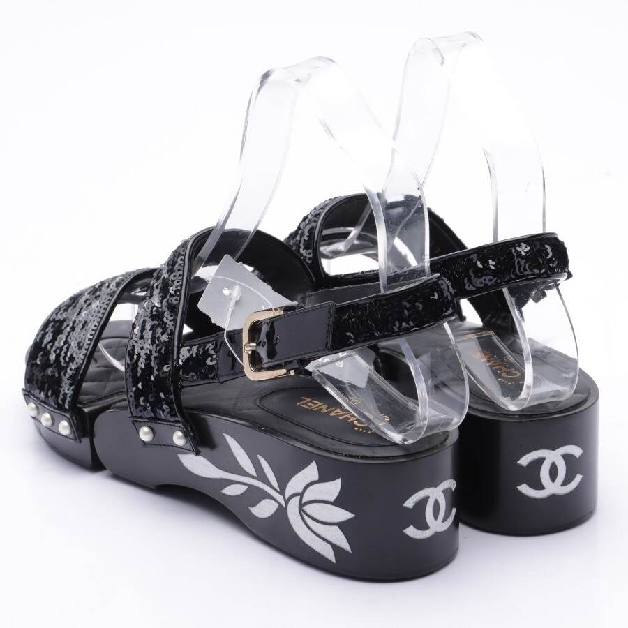 Image 2 of Heeled Sandals EUR38 Black in color Black | Vite EnVogue