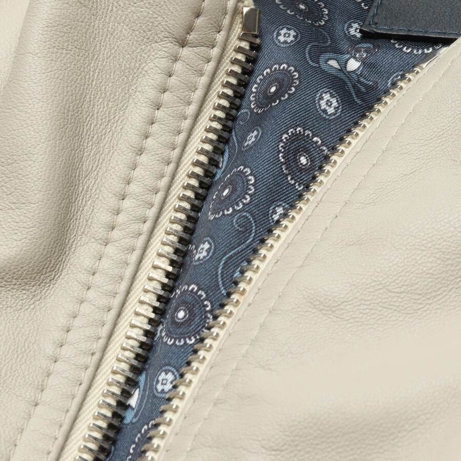 Image 3 of Leather Jacket S Beige in color White | Vite EnVogue