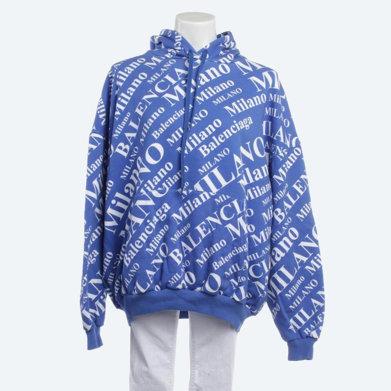 Image 1 of Hooded Sweatshirt XS Blue in color Blue | Vite EnVogue