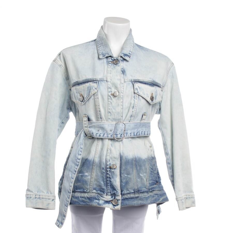 Image 1 of Jeans Jacket M Light Blue in color Blue | Vite EnVogue