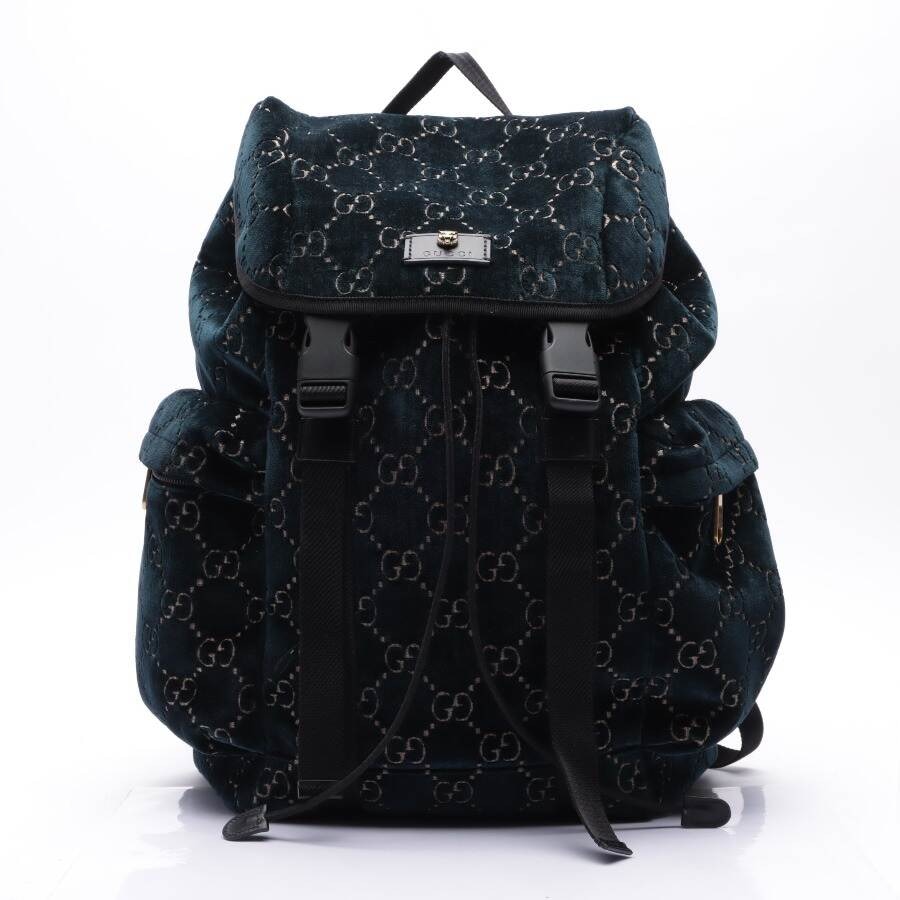 Image 1 of GG Velvet Backpack Multicolored in color Multicolored | Vite EnVogue