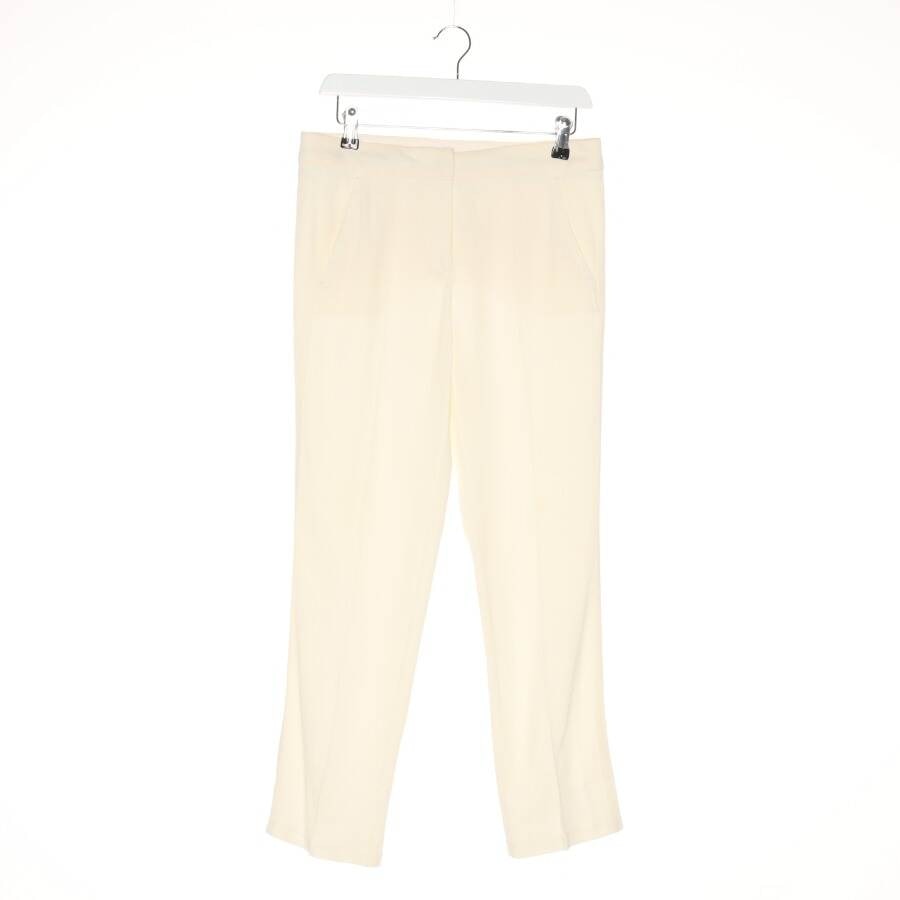 Image 1 of Trousers 36 Beige in color White | Vite EnVogue