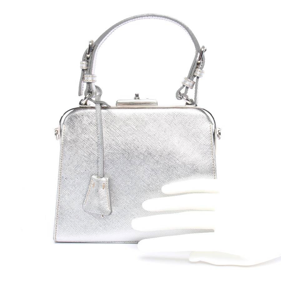 Image 2 of Evening Bag Silver in color Metallic | Vite EnVogue