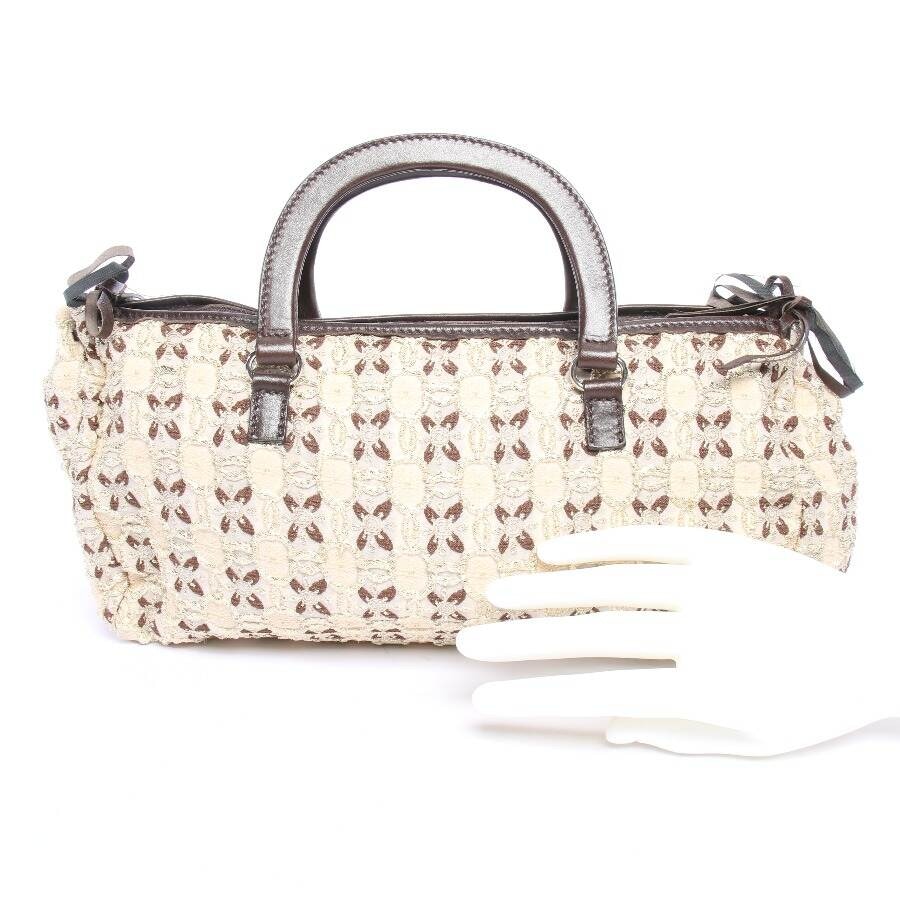 Image 2 of Bow Bouquet Avorio Handbag Beige in color White | Vite EnVogue