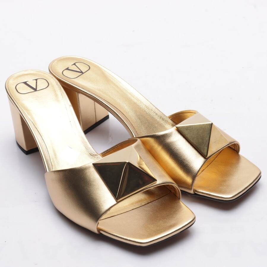 Image 1 of One Stud Heeled Sandals EUR 40 Gold in color Metallic | Vite EnVogue