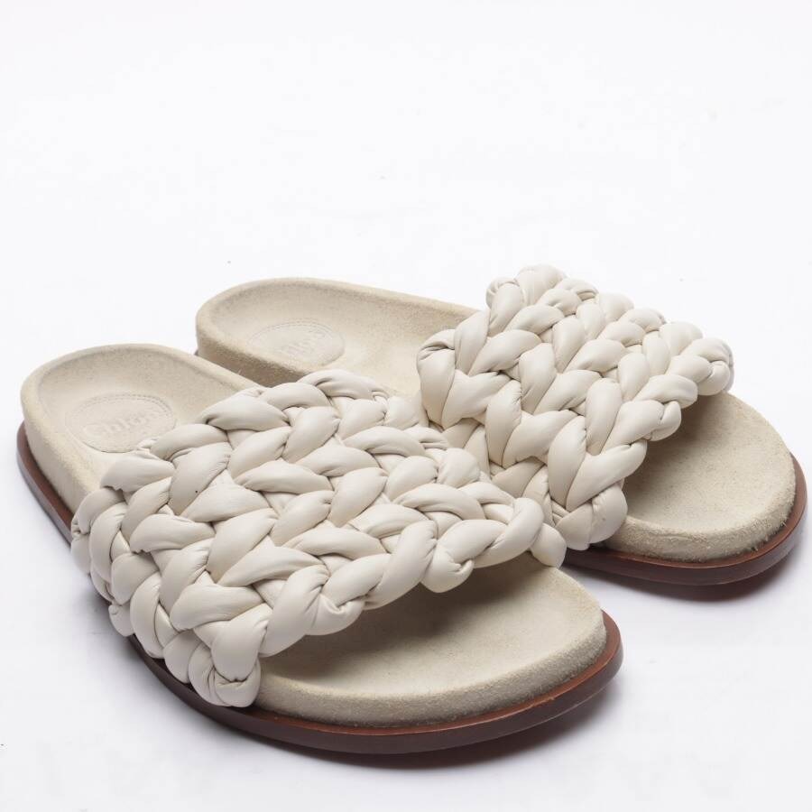 Image 1 of Sandals EUR 40 Beige in color White | Vite EnVogue