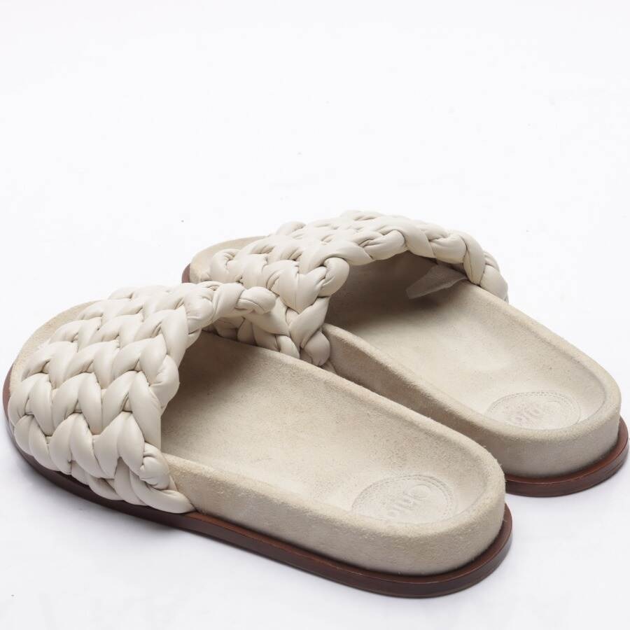 Image 2 of Sandals EUR 40 Beige in color White | Vite EnVogue