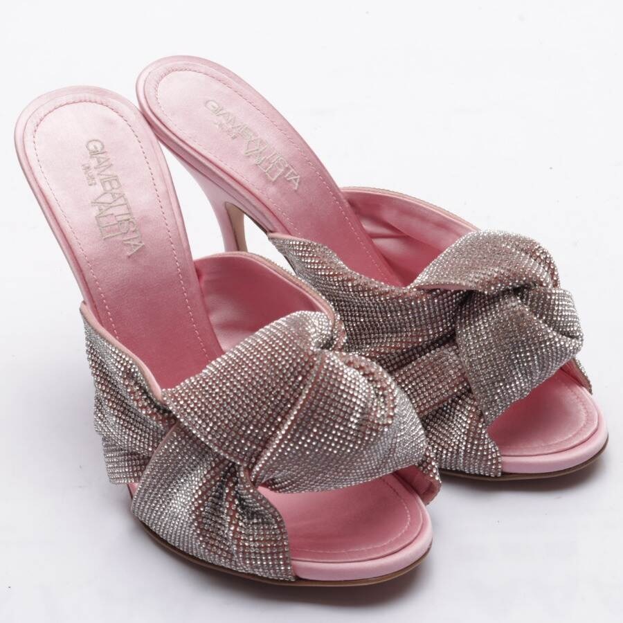 Image 1 of Heeled Sandals EUR 39.5 Light Pink in color Pink | Vite EnVogue