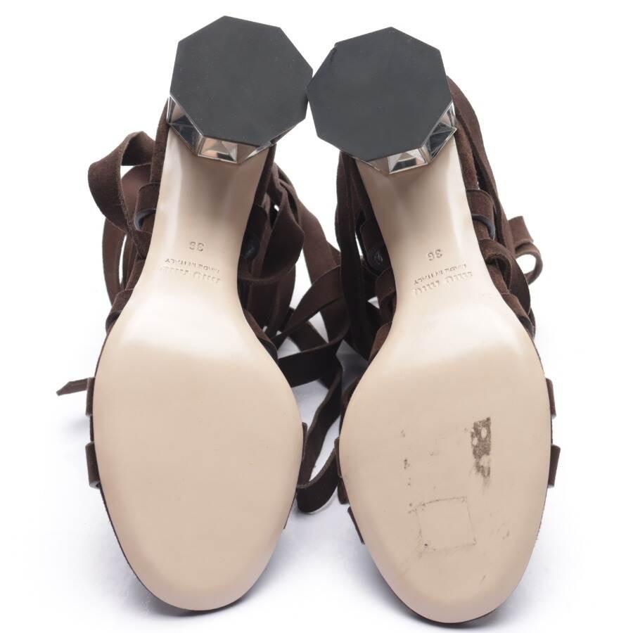 Image 3 of Heeled Sandals EUR 36 Brown in color Brown | Vite EnVogue
