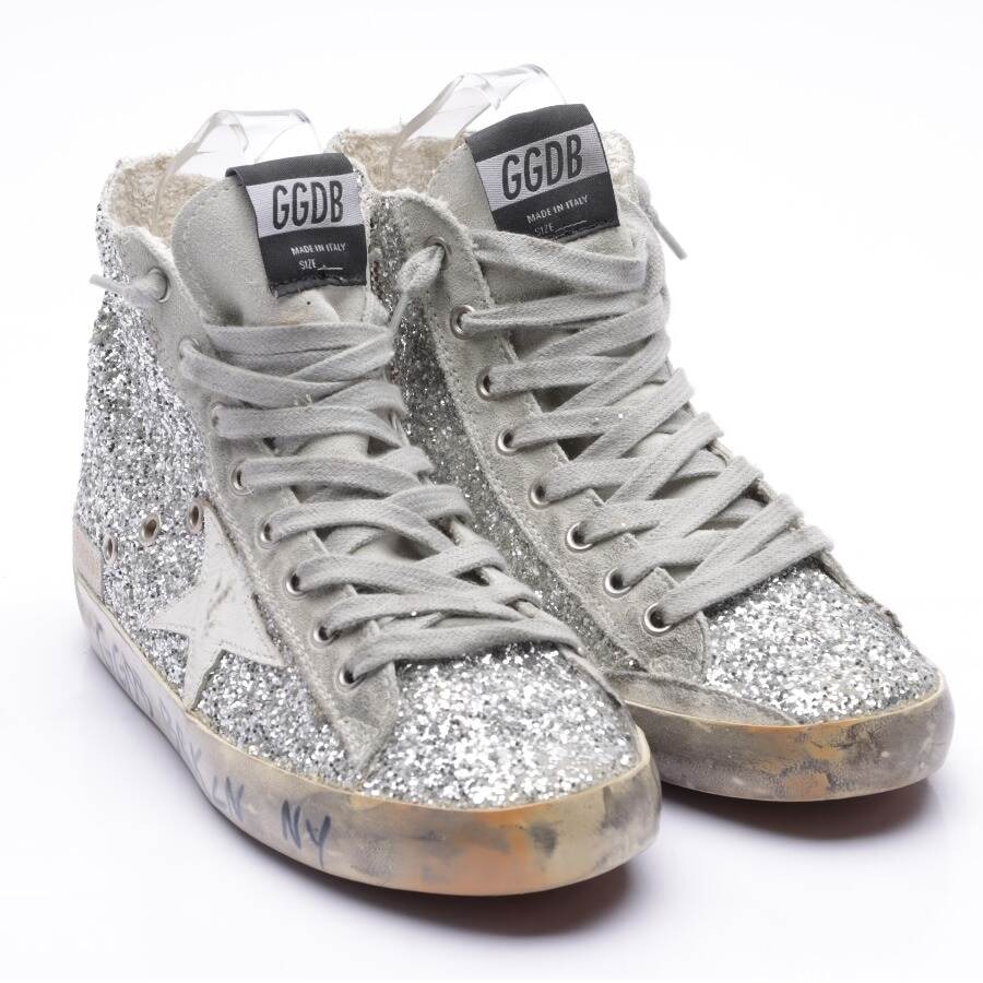 Image 1 of Francy High-Top Sneakers EUR 37 Silver in color Metallic | Vite EnVogue