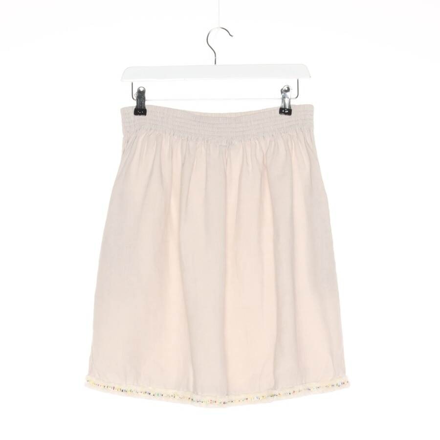 Image 2 of Linen Skirt M Beige in color White | Vite EnVogue