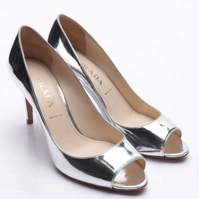 Image 1 of Peep Toes EUR 36.5 Silver | Vite EnVogue