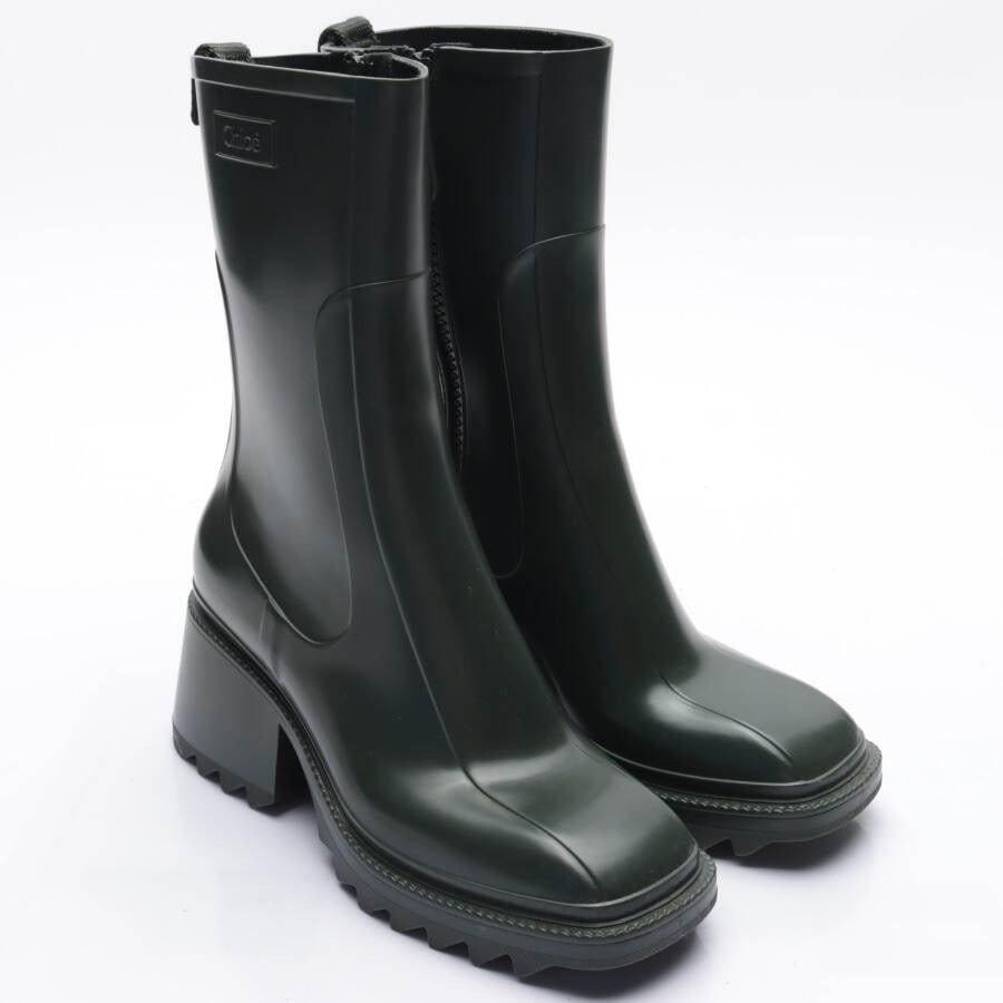 Image 1 of Ankle Boots EUR 39 Olive Green in color Green | Vite EnVogue