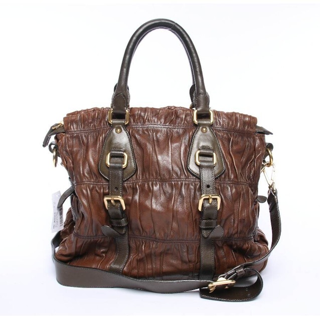 Image 1 of Prada Plain Shoulder Bag Dark Brown | Vite EnVogue