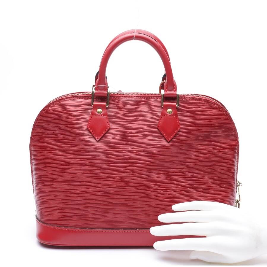 Image 2 of Alma MM Handbag Red in color Red | Vite EnVogue