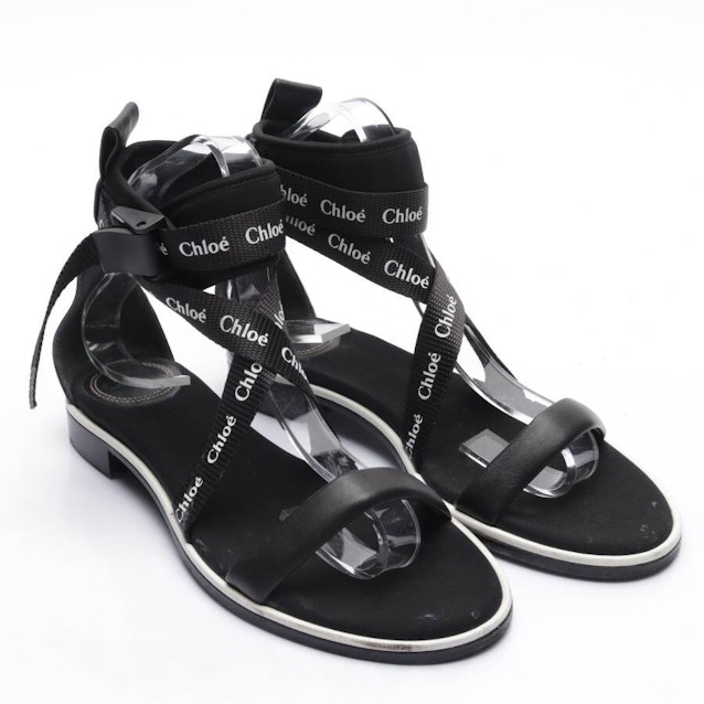 Image 1 of Strappy Sandals EUR38 Black | Vite EnVogue