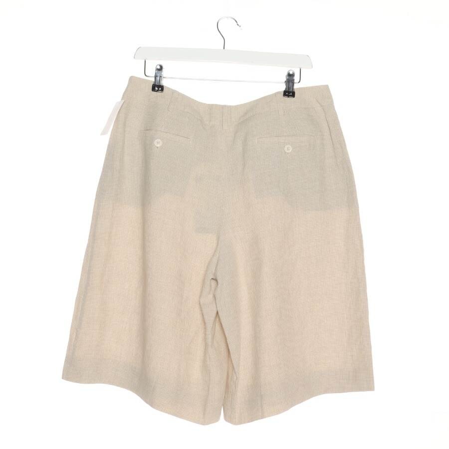 Image 2 of Linen Shorts 44 Beige in color White | Vite EnVogue