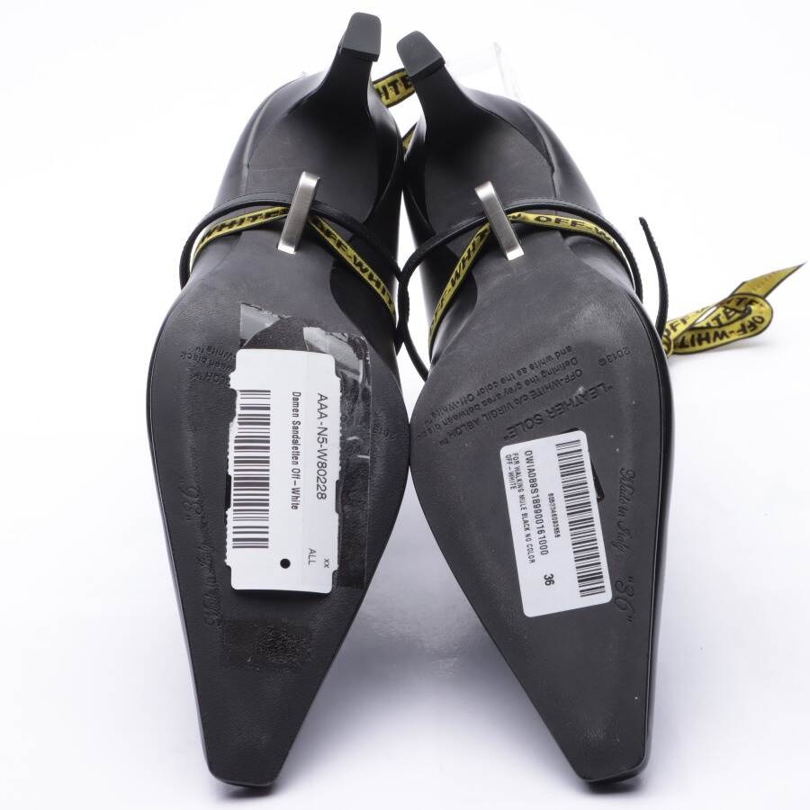 Image 3 of Heeled Mules EUR 36 Black in color Black | Vite EnVogue