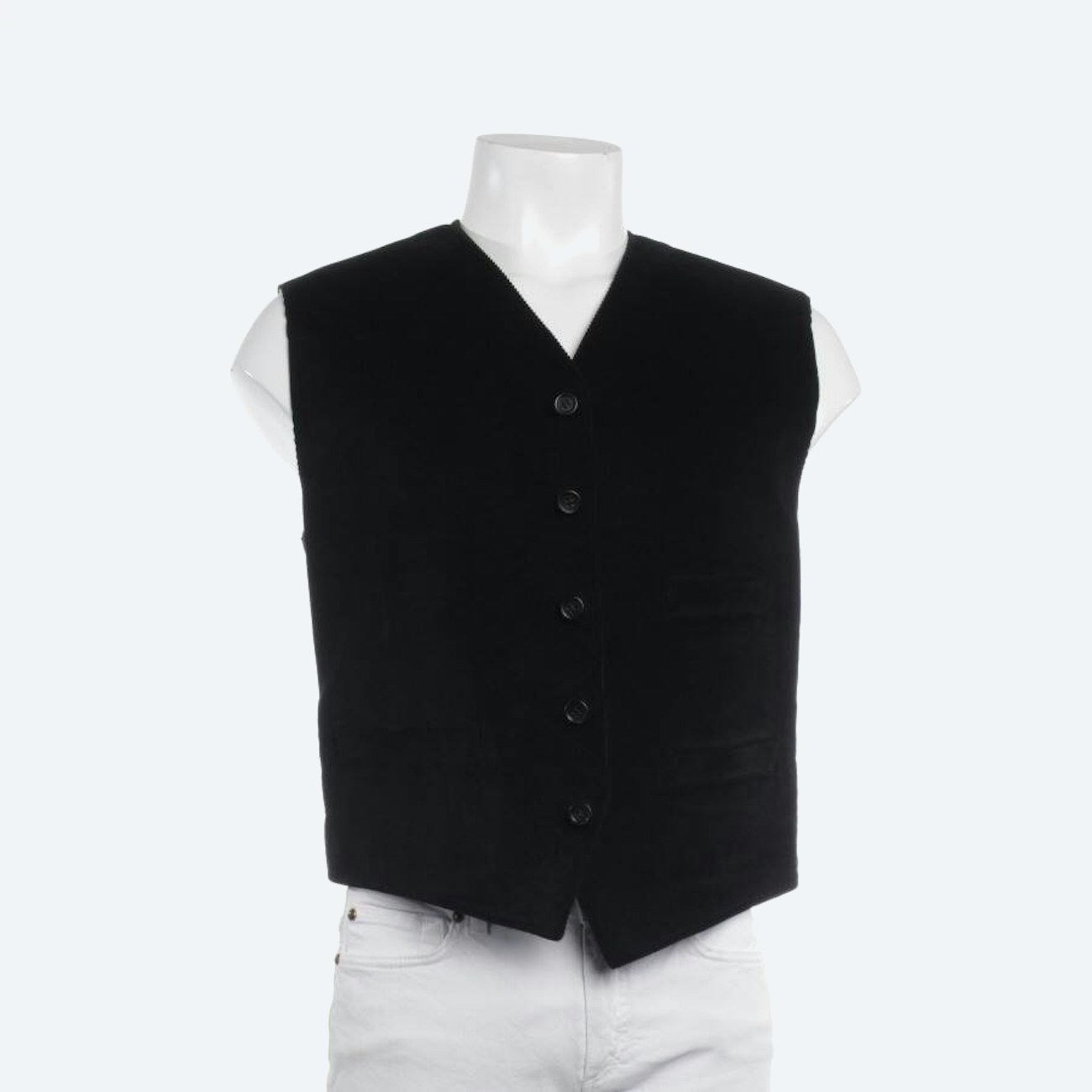 Image 1 of Vest 46 Black in color Black | Vite EnVogue
