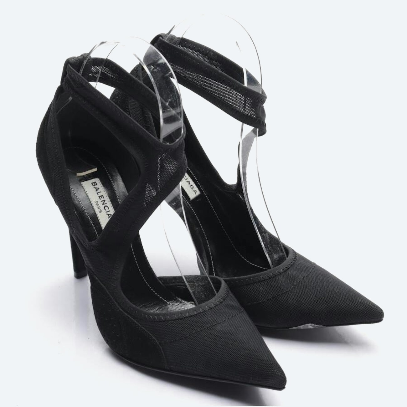 Image 1 of Balenciaga Black Suede Elegant High Heels EUR 36 Black in color Black | Vite EnVogue