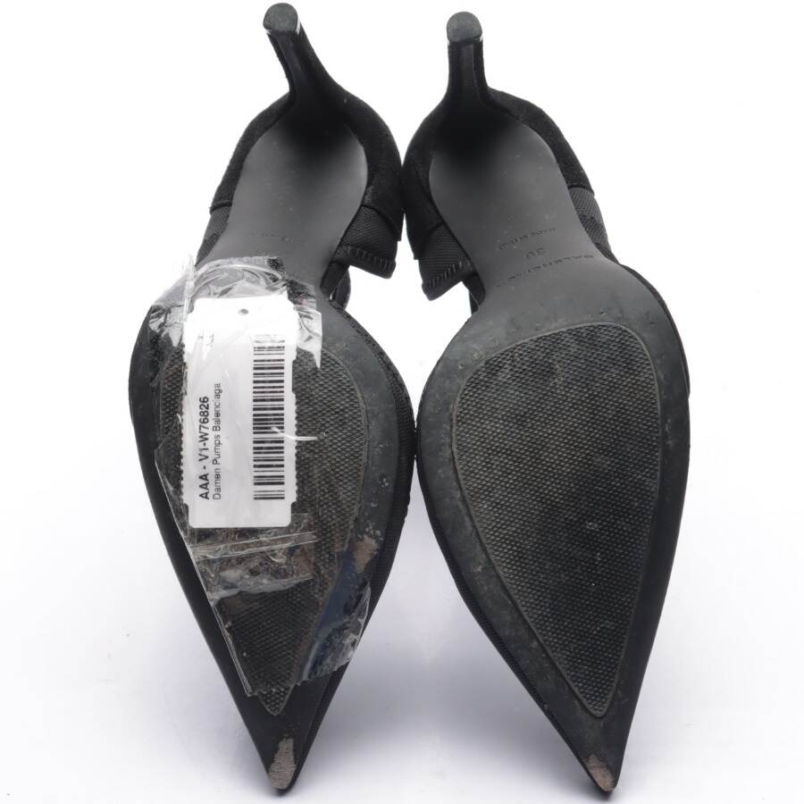 Image 3 of Balenciaga Black Suede Elegant High Heels EUR 36 Black in color Black | Vite EnVogue