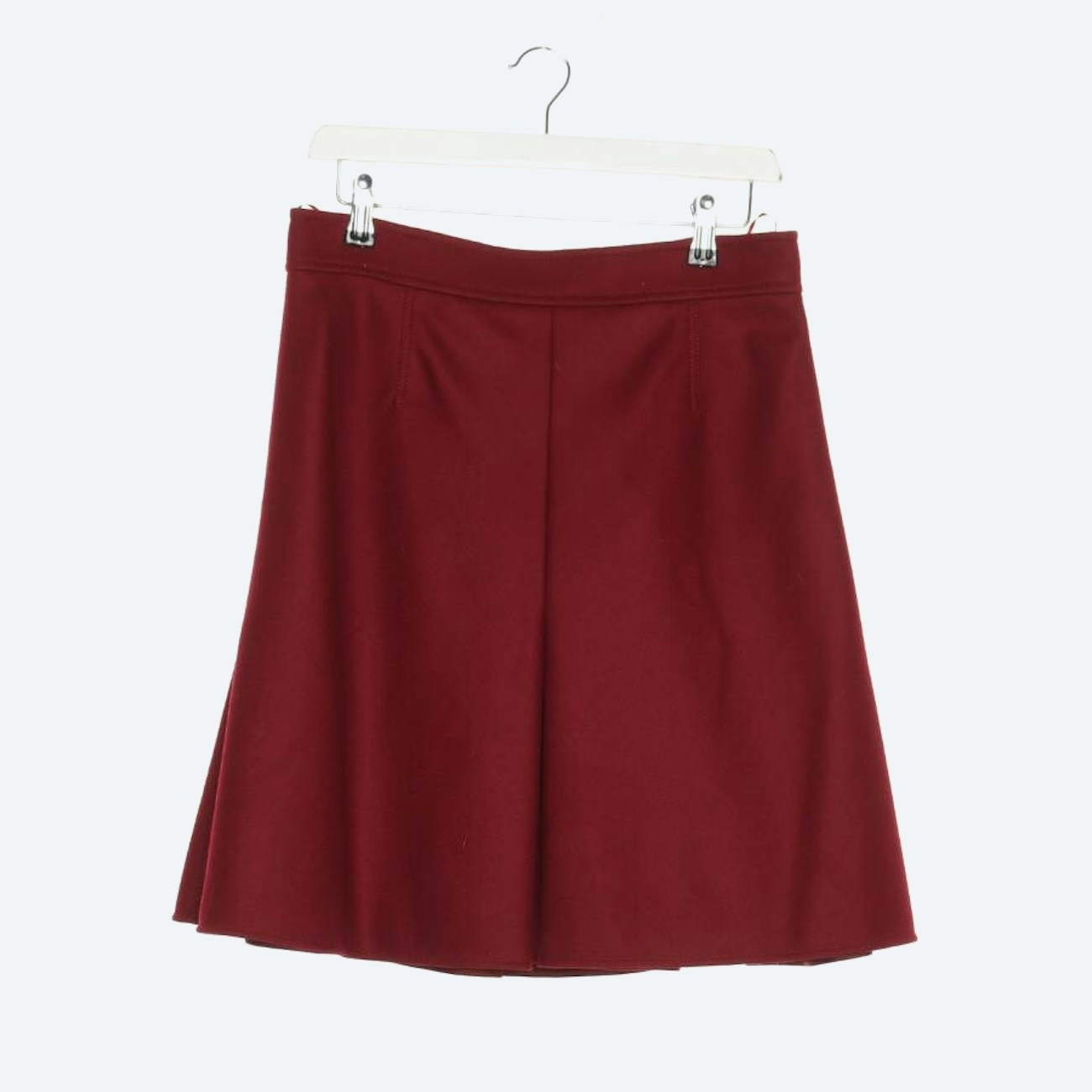 Image 1 of Wool Skirt 40 Bordeaux in color Red | Vite EnVogue